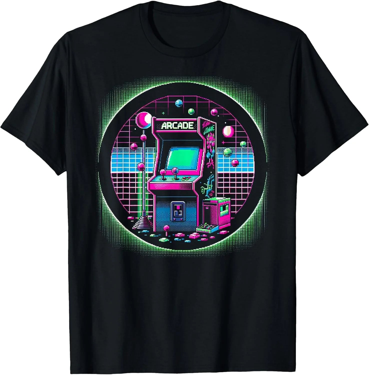 Classic 1980s Arcade Design T-Shirt Unisex T-shirt, Sweatshirt, Hoodie, Long Sleeve Tee