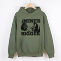 Mine's Bigger Funny Bigfoot Bear Unisex Sweatshirt