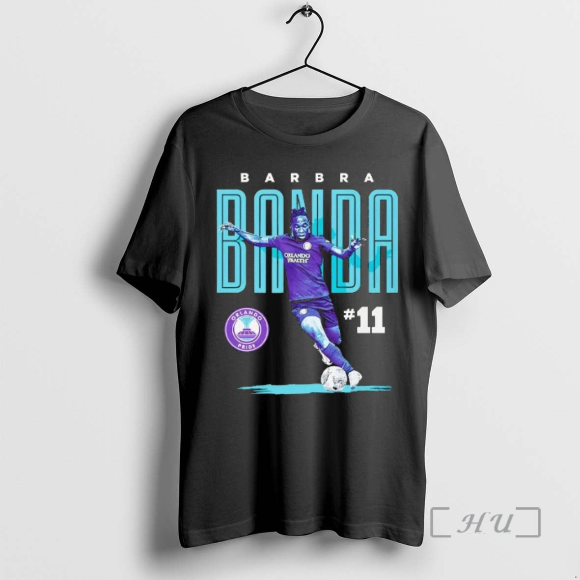Officials Barbra Banda 11 Orlando Pride Bitmap Soccer Unisex T-shirt, Sweatshirt, Hoodie, Long Sleeve Tee