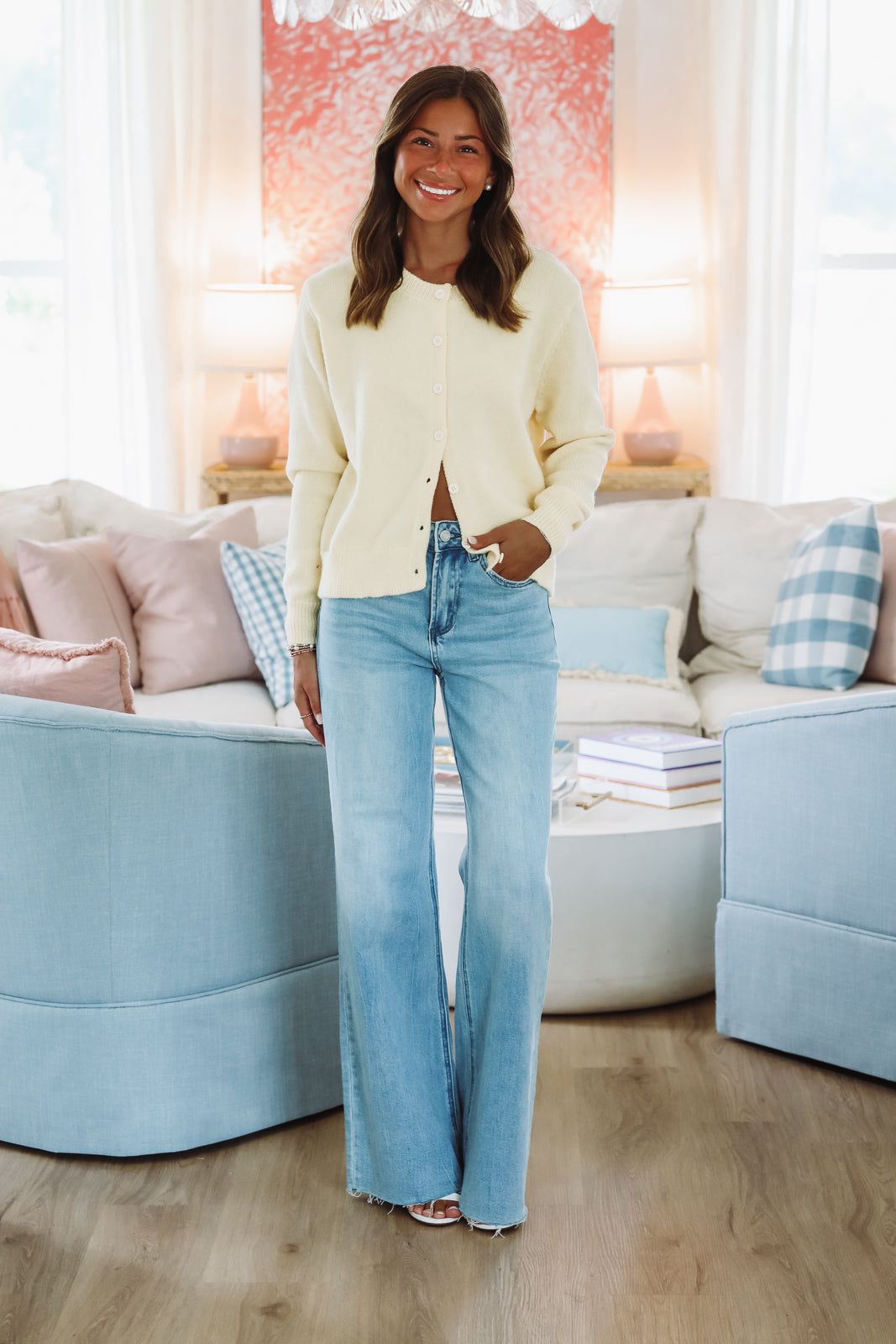 Pure Joy Cardigan - Yellow