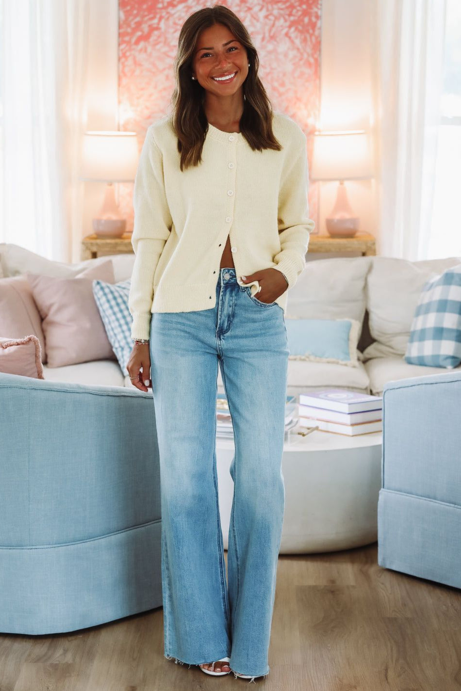 Pure Joy Cardigan - Yellow