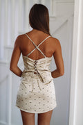 Another Round Mini Skirt - Tan (FINAL SALE)