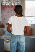 Bear Baby Tee - White