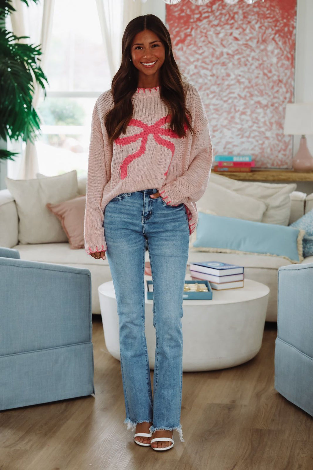 Bowtacular Sweater - Pink