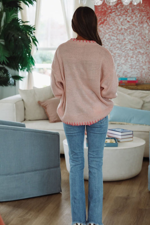 Bowtacular Sweater - Pink