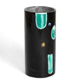 Ceramic Dog Utensil Pen Holder and Decorative Vase in Black 'Black Canine Organizer'