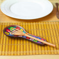 Floral Ceramic Decorative Spoon Rest from Mexico 'Floral Hacienda'