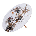 Hand-Painted Decorative Cotton Parasol from Thailand 'Waving in the Wind'