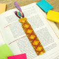 Feline-Themed Copal Wood Bookmark Artisan Carved in Mexico 'Reading Feline'