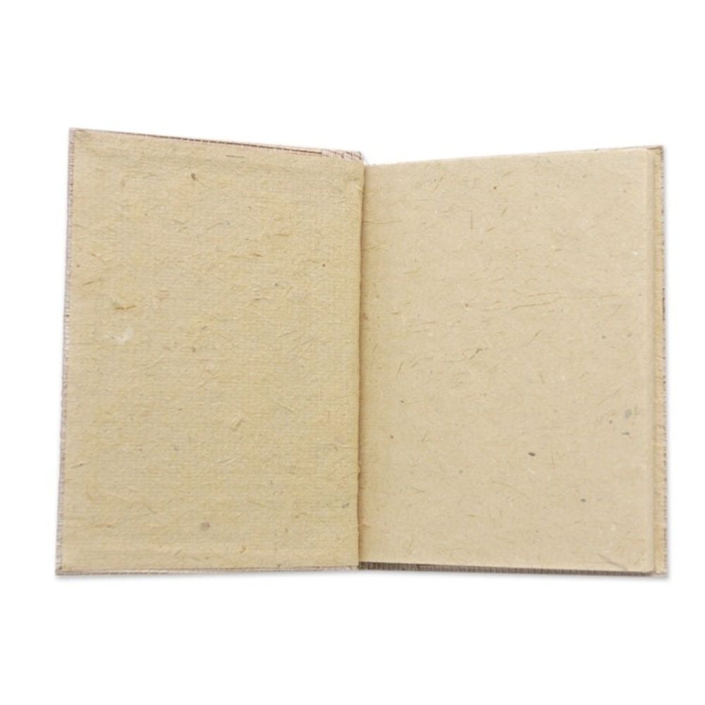 Eco-Friendly Tree-Themed Journal Handmade from Natural Fiber 'Spiral Tree'