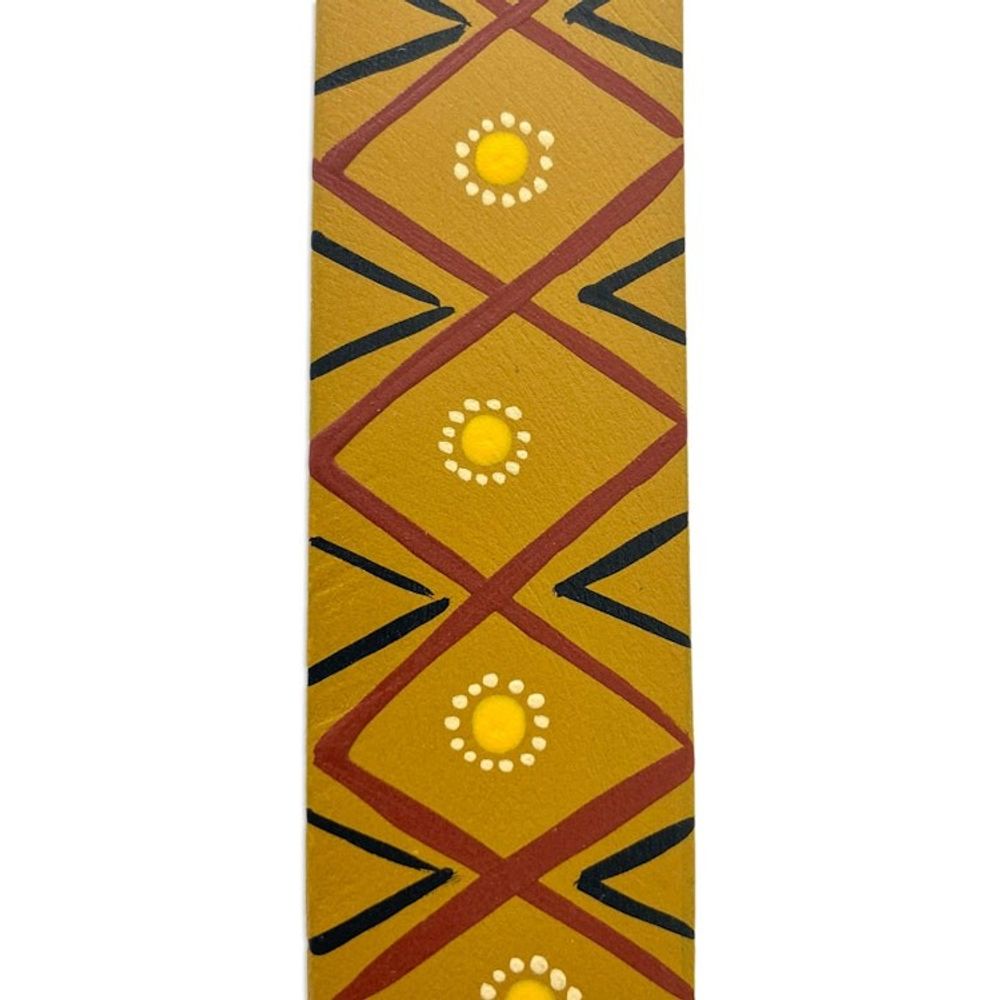 Feline-Themed Copal Wood Bookmark Artisan Carved in Mexico 'Reading Feline'