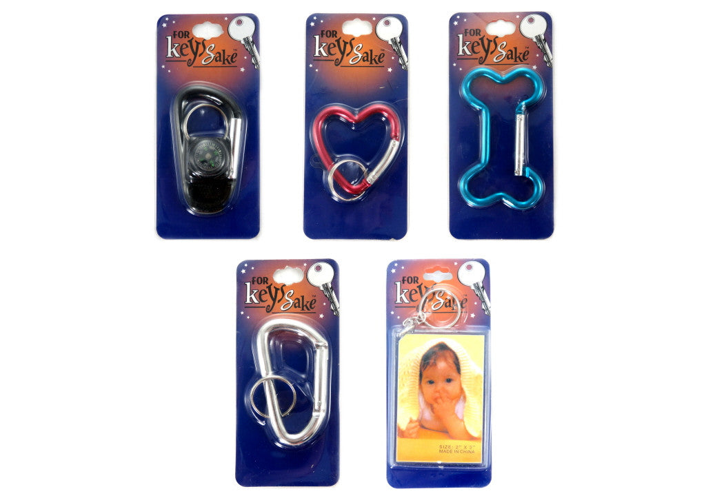 Blister Packaged Assorted Key Chains KC13287